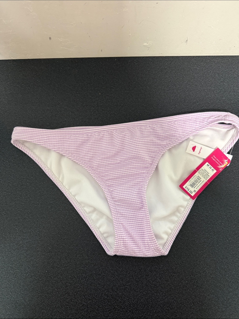 Xhilaration Lilac Ribbed Bikini Bottoms